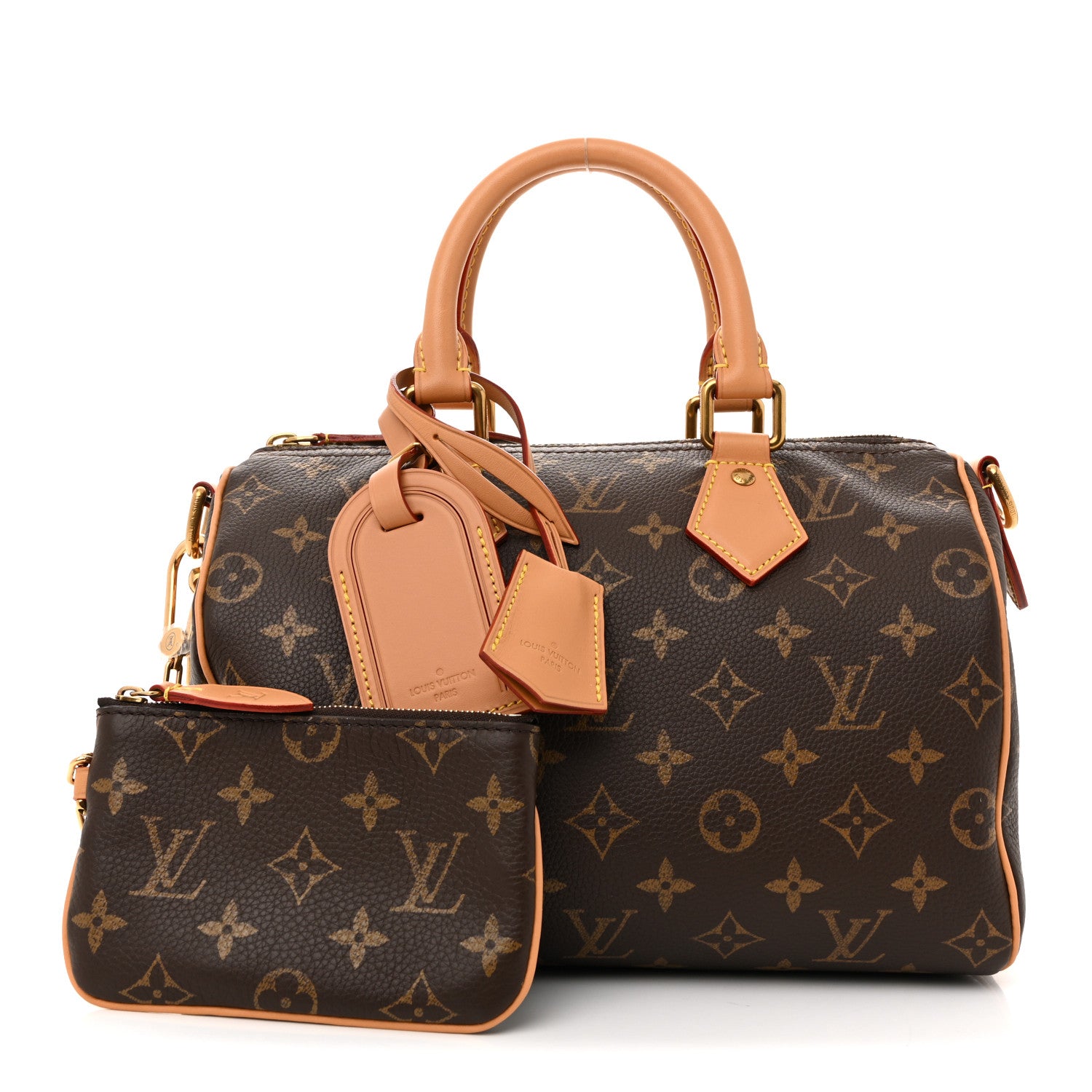 Louis Vuitton Calfskin Monogram Speedy P9 Bandouliere 25 3 of 11
