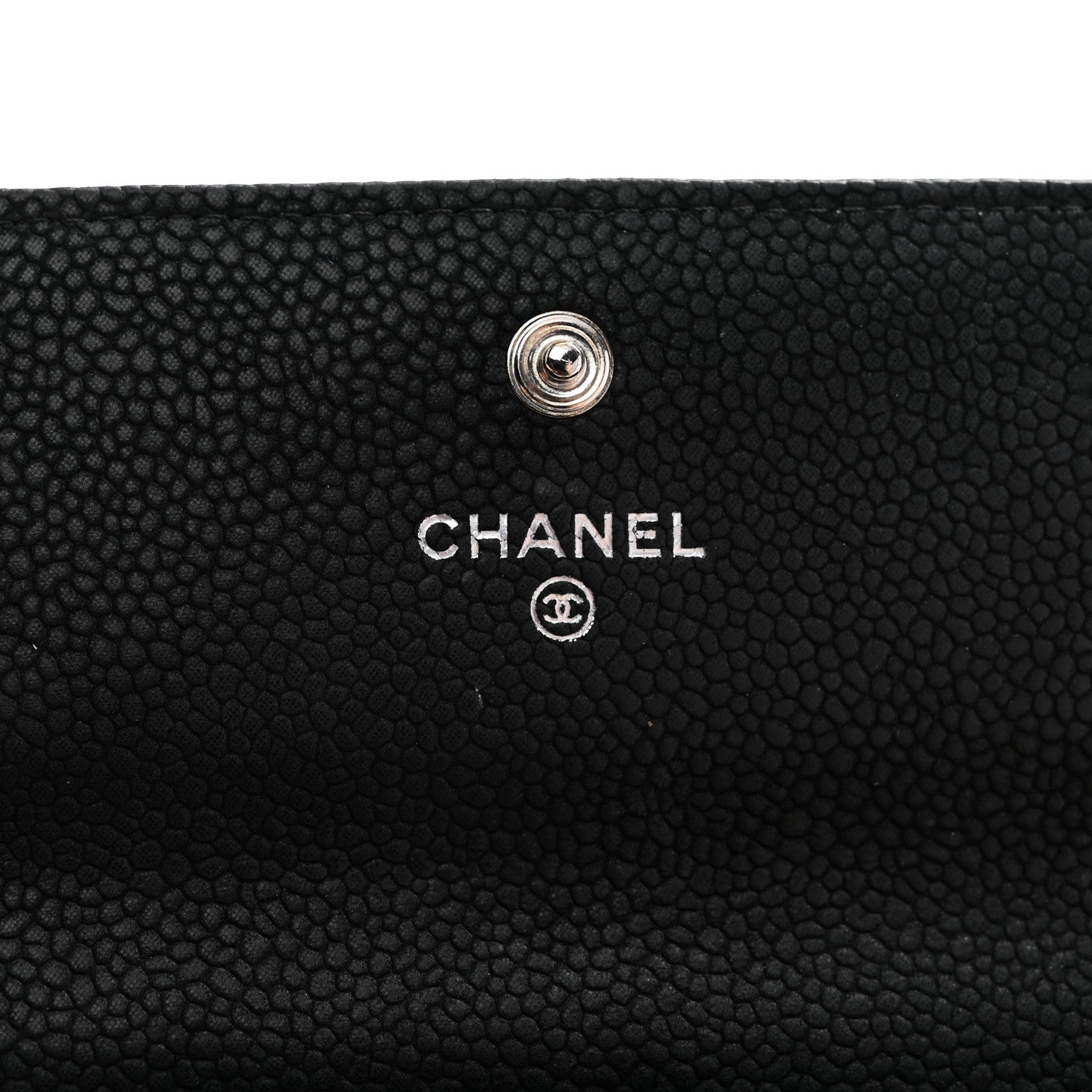 Chanel Iridescent Caviar Quilted Large Flap Wallet Black 6 of 9