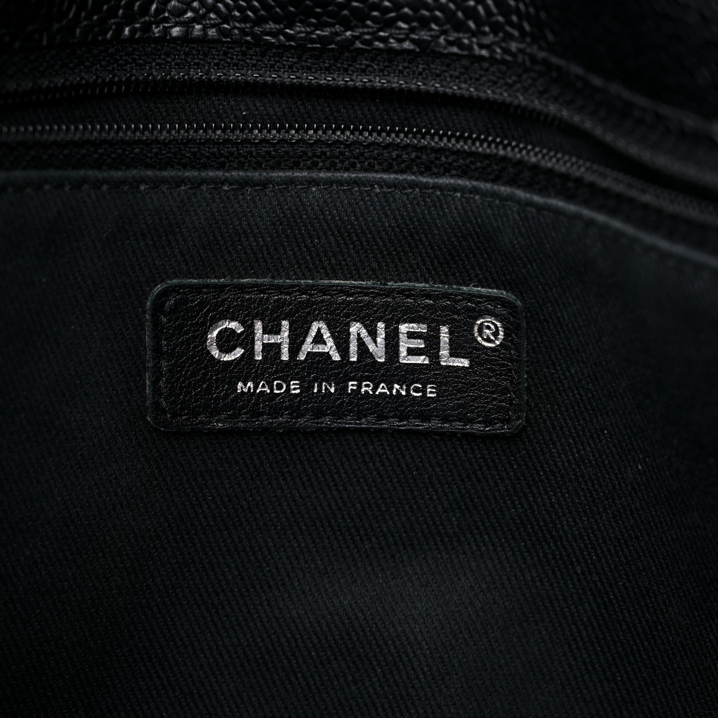 Caviar CC Timeless Shopping Tote Black