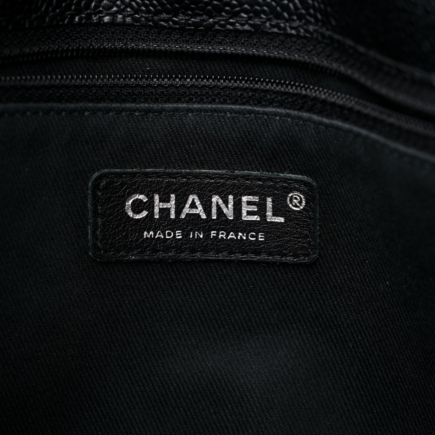 Chanel Caviar CC Timeless Shopping Tote Black 5 of 14