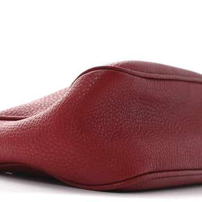 Prada Vitello Daino Pochette Bag Rosso 8 of 9