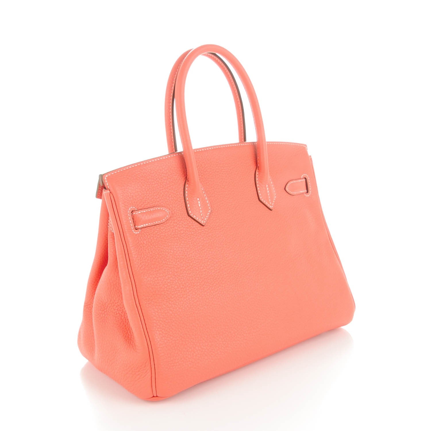 Hermes Clemence Birkin 30 Crevette 3 of 26