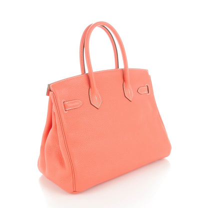 Hermes Clemence Birkin 30 Crevette 3 of 26