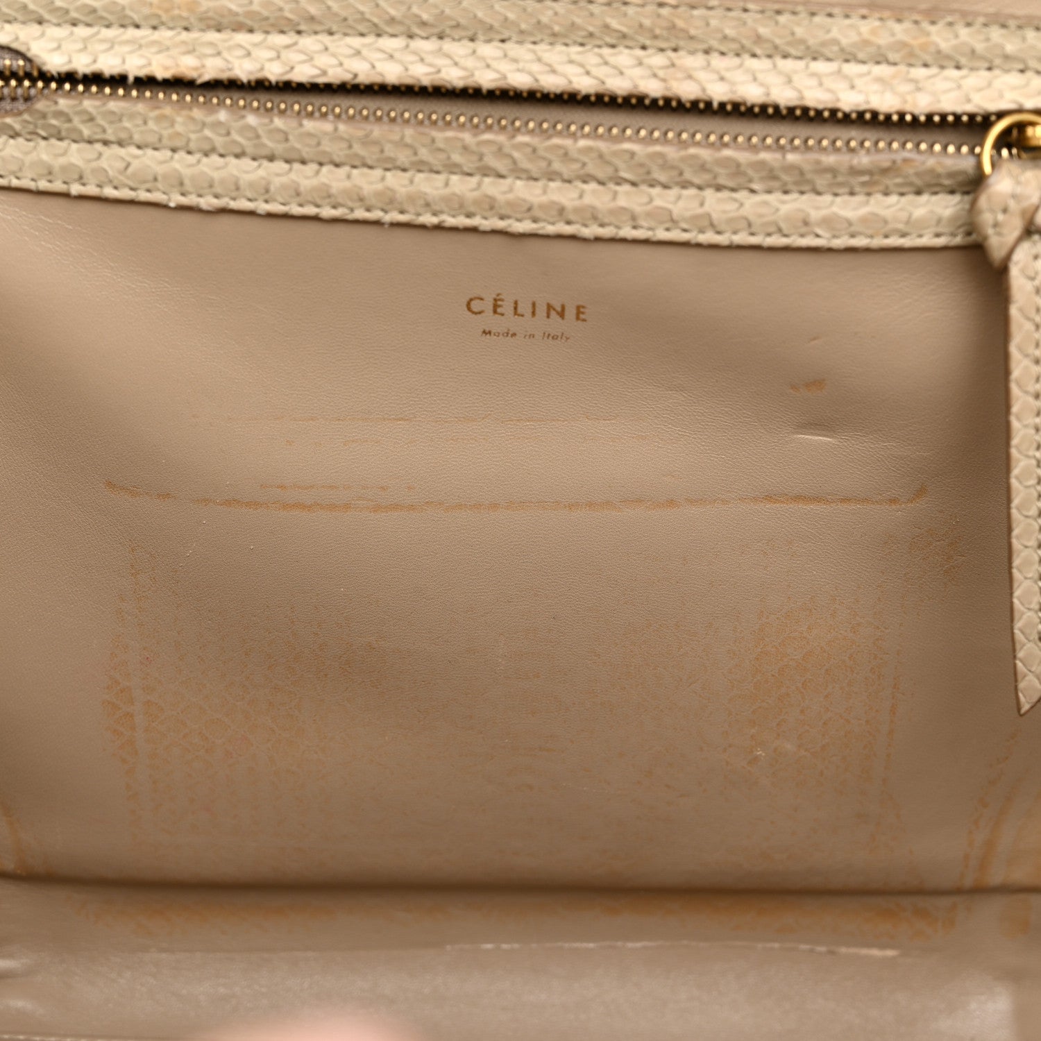 Celine Snakeskin Medium Phantom Luggage Grey 12 of 15