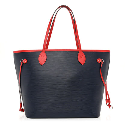 Louis Vuitton Epi Neverfull MM Indigo Coquelicot 1 of 11