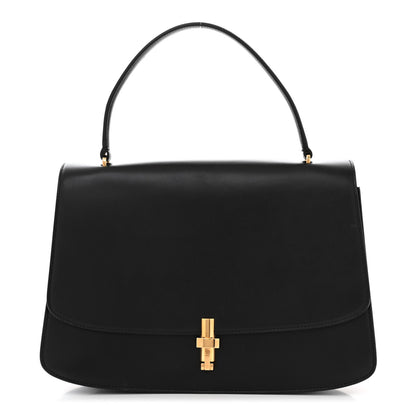 The Row Calfskin Medium The Sofia 11.75 Top Handle Black 1 of 10