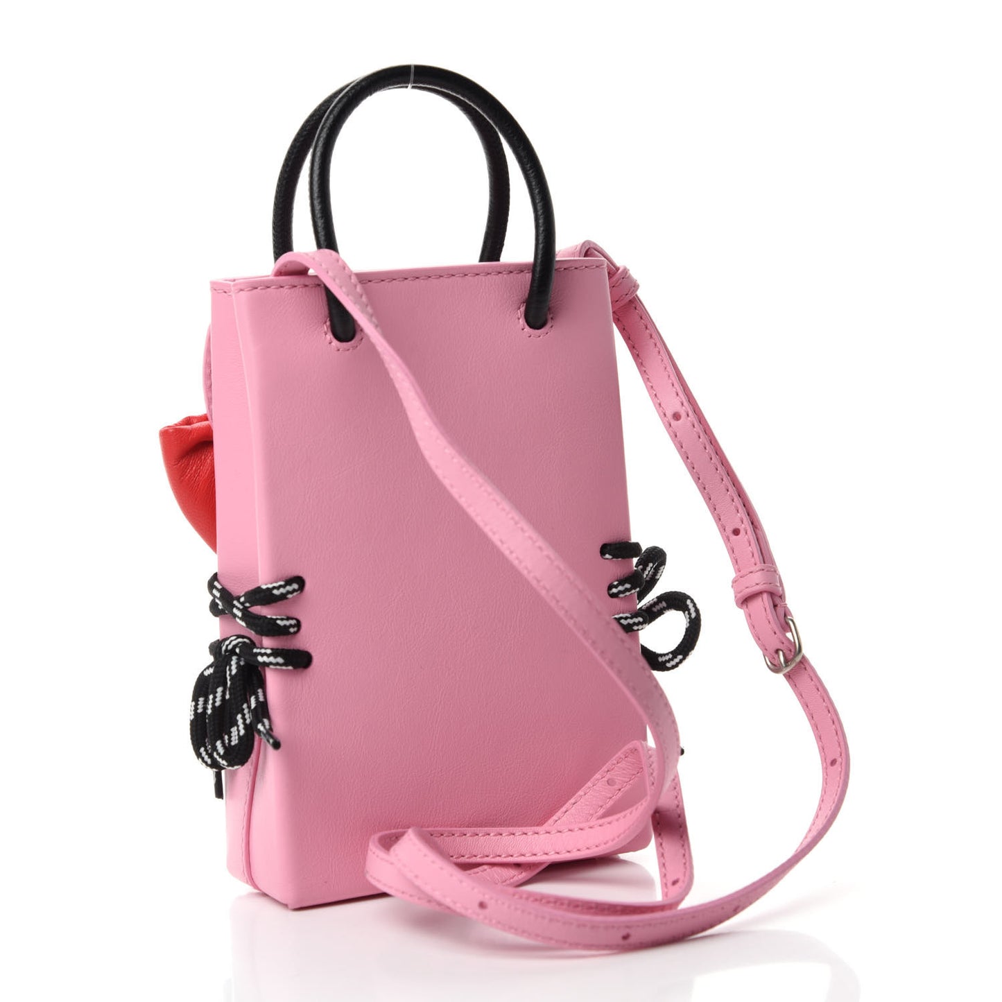 Calfskin Hello Kitty Phone Holder Bag Pink