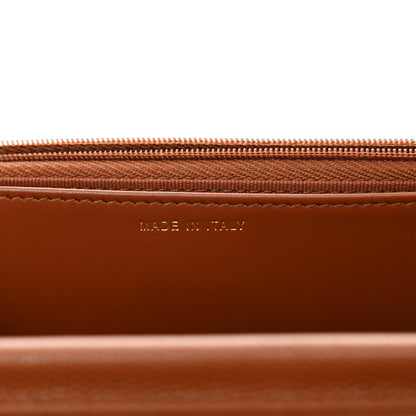 Chanel Shiny Caviar Quilted Strass Wallet On Chain WOC Light Brown 7 of 11