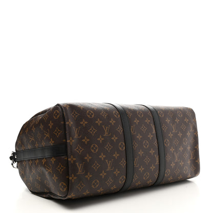 Louis Vuitton Monogram Macassar Keepall Bandouliere 45 4 of 10