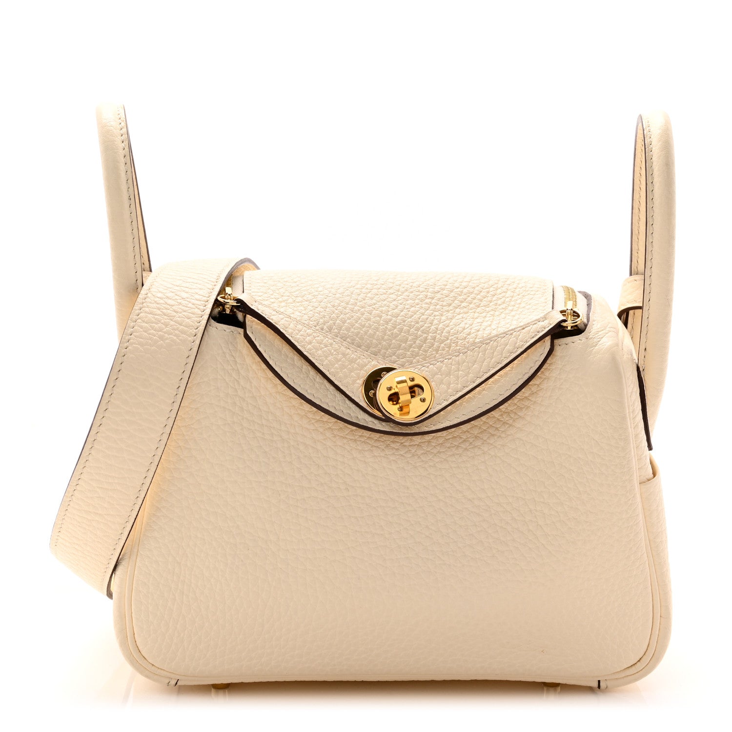 Hermes Taurillon Clemence Mini Lindy 20 Nata 1 of 12