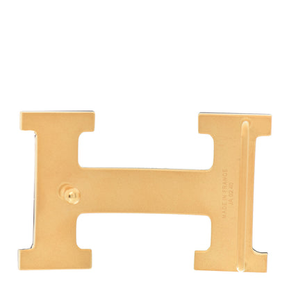 Hermes Brushed 32mm H Belt Buckle Gold 3 of 4