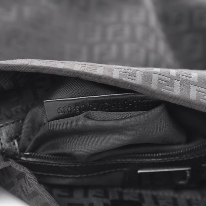 Fendi Zucchino Shoulder Bag Black 7 of 10
