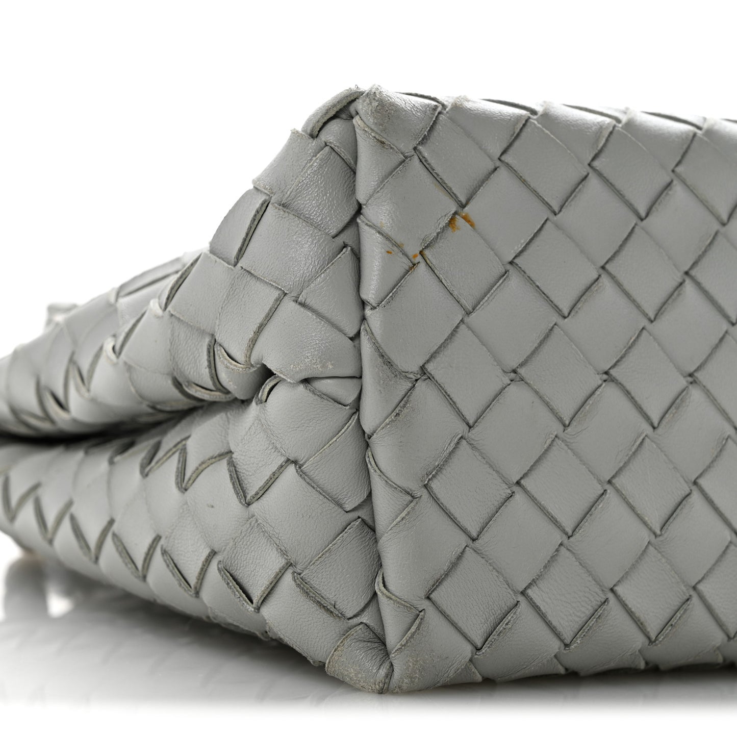 Nappa Intrecciato Medium Andiamo Shoulder Bag Sterling