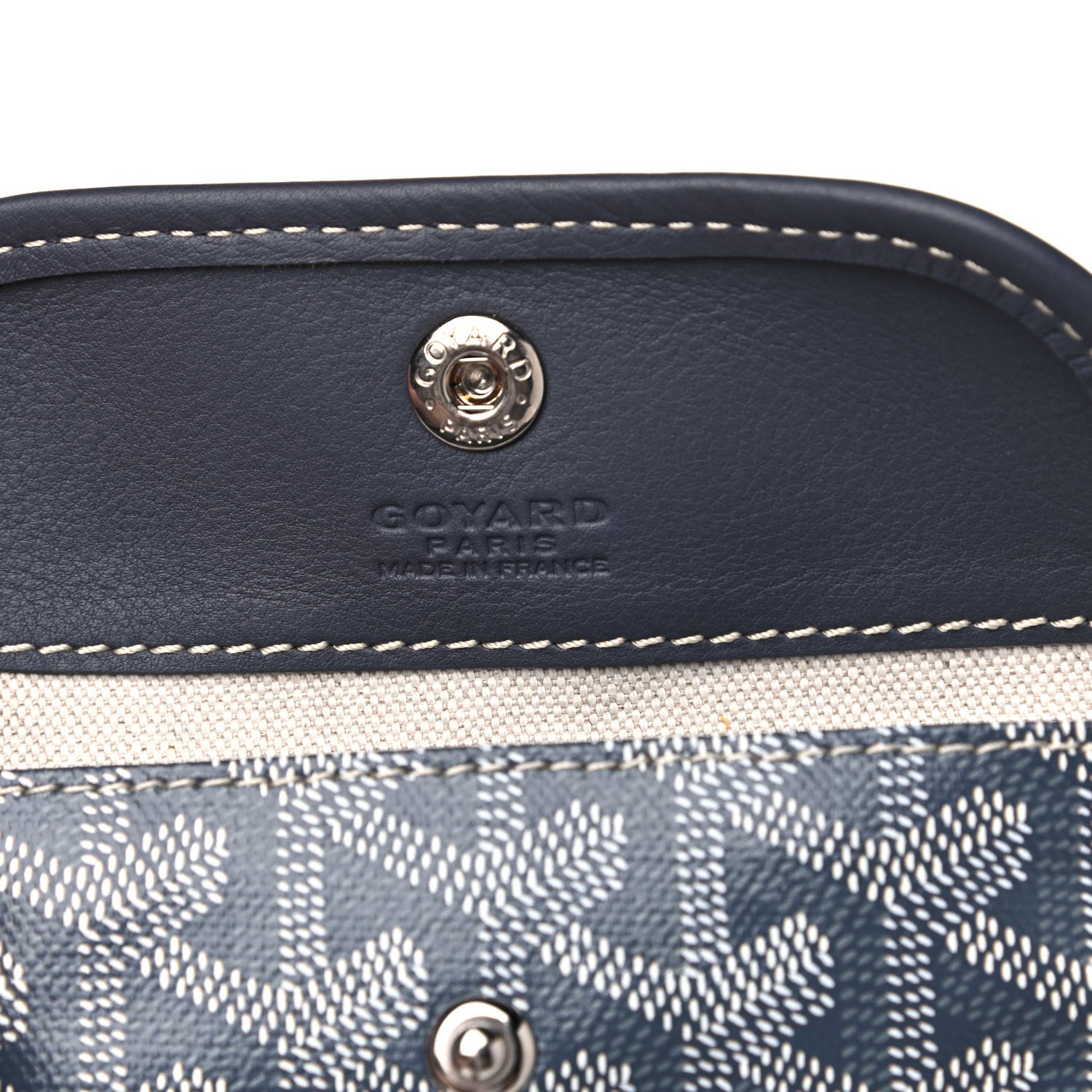Goyard Goyardine Reversible Mini Anjou Navy 6 of 12