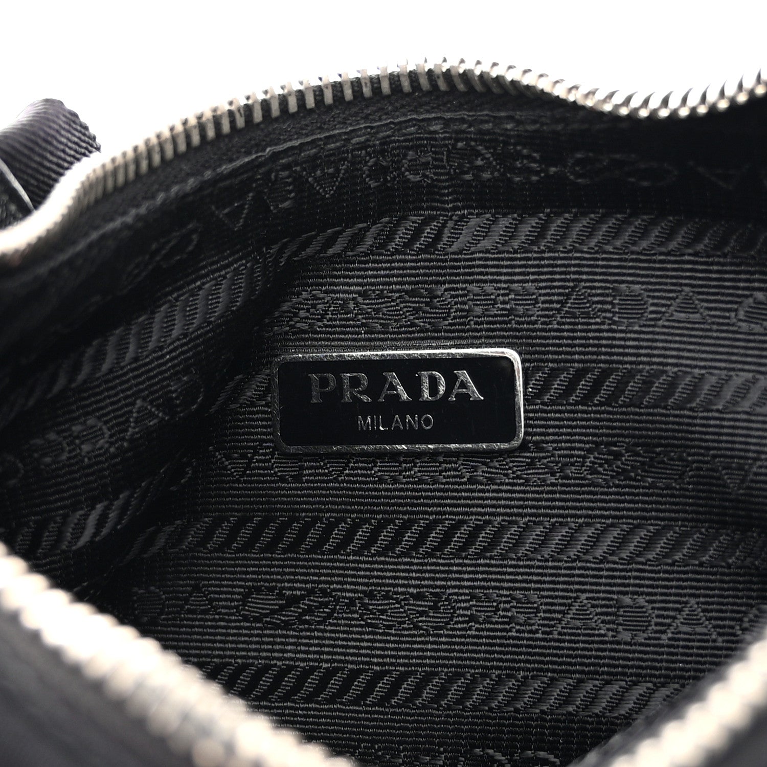 Prada Nylon Re-Edition 2005 Shoulder Bag Black 6 of 10