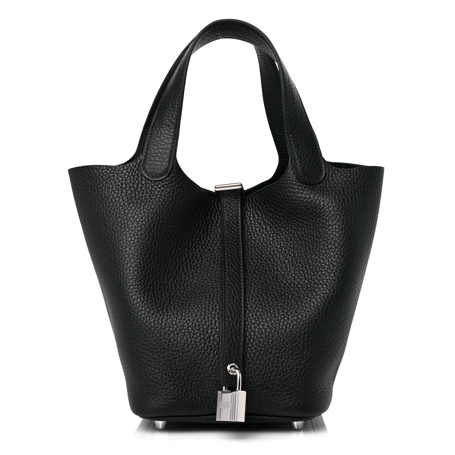 Hermes Taurillon Clemence Picotin Lock 18 PM Black 1 of 9