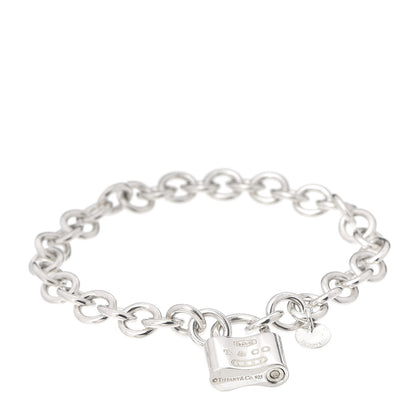 Tiffany Sterling Silver 1837 Lock Charm Bracelet 1 of 5
