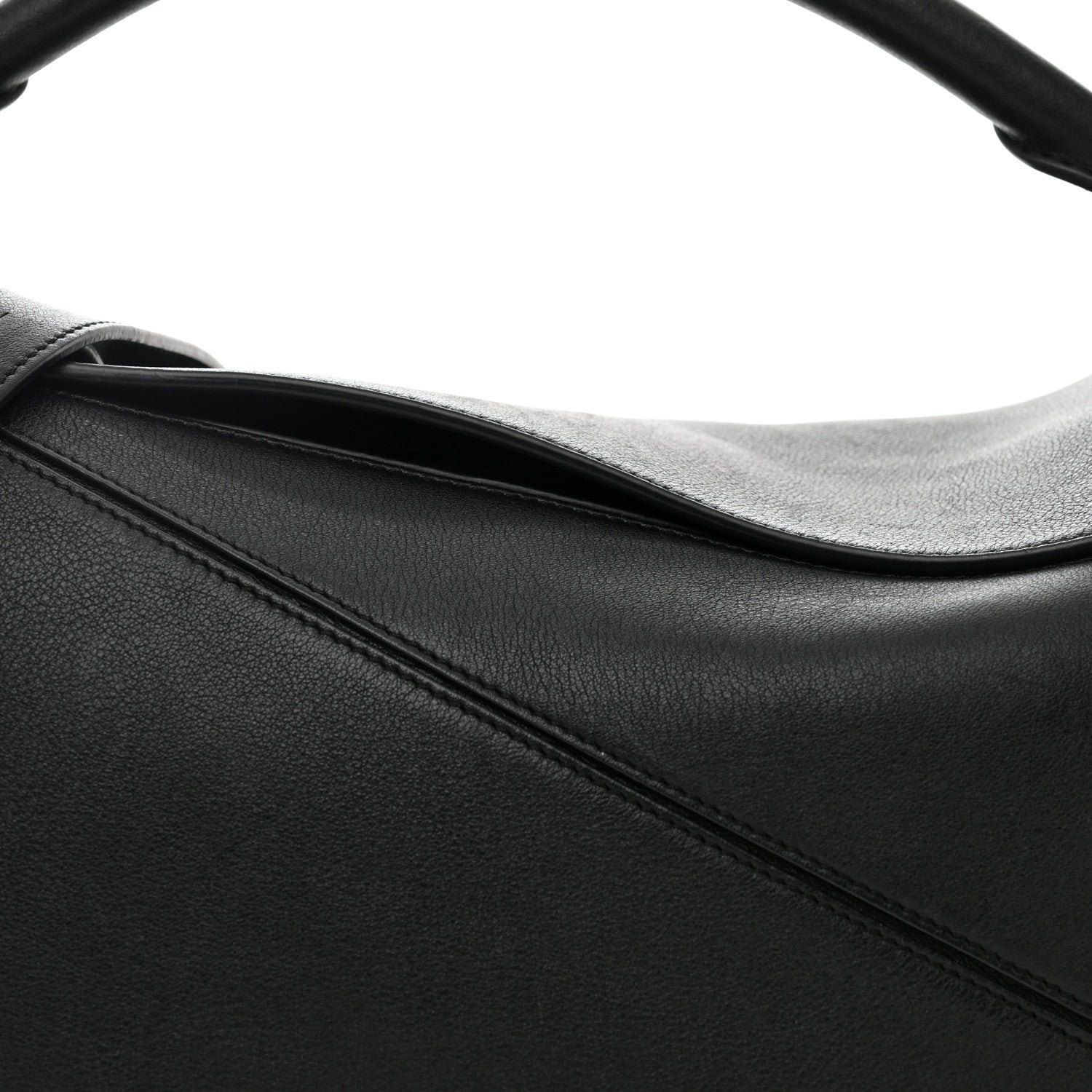 Loewe Calfskin Medium Puzzle Bag Black 10 of 12