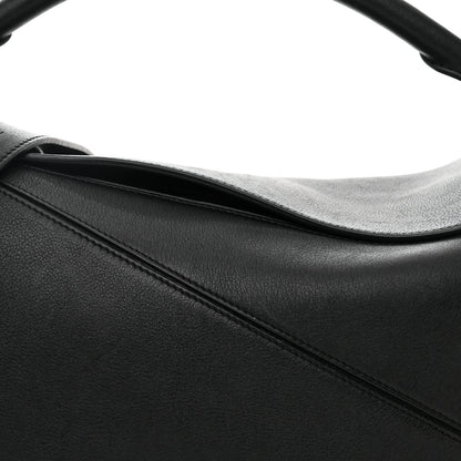 Loewe Calfskin Medium Puzzle Bag Black 10 of 12