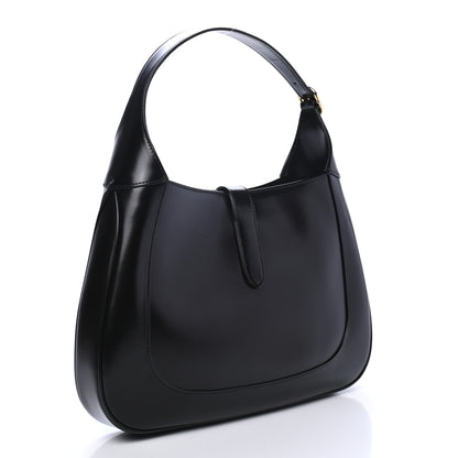 Gucci Boarded Dyana Lux Calfskin Medium Jackie 1961 Hobo Black 2 of 4