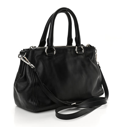 Prada Soft Calfskin Tote Black 3 of 12