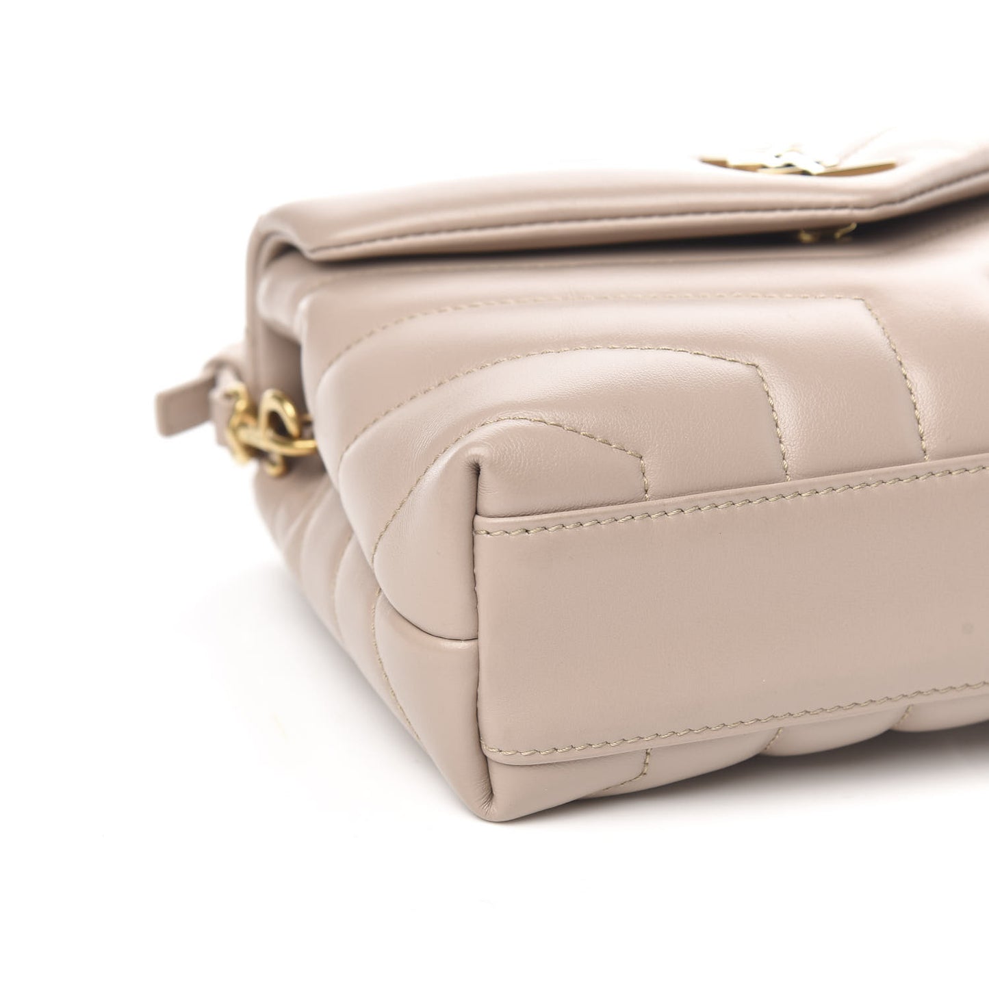 Calfskin Y Quilted Monogram Toy Loulou Satchel Light Natural