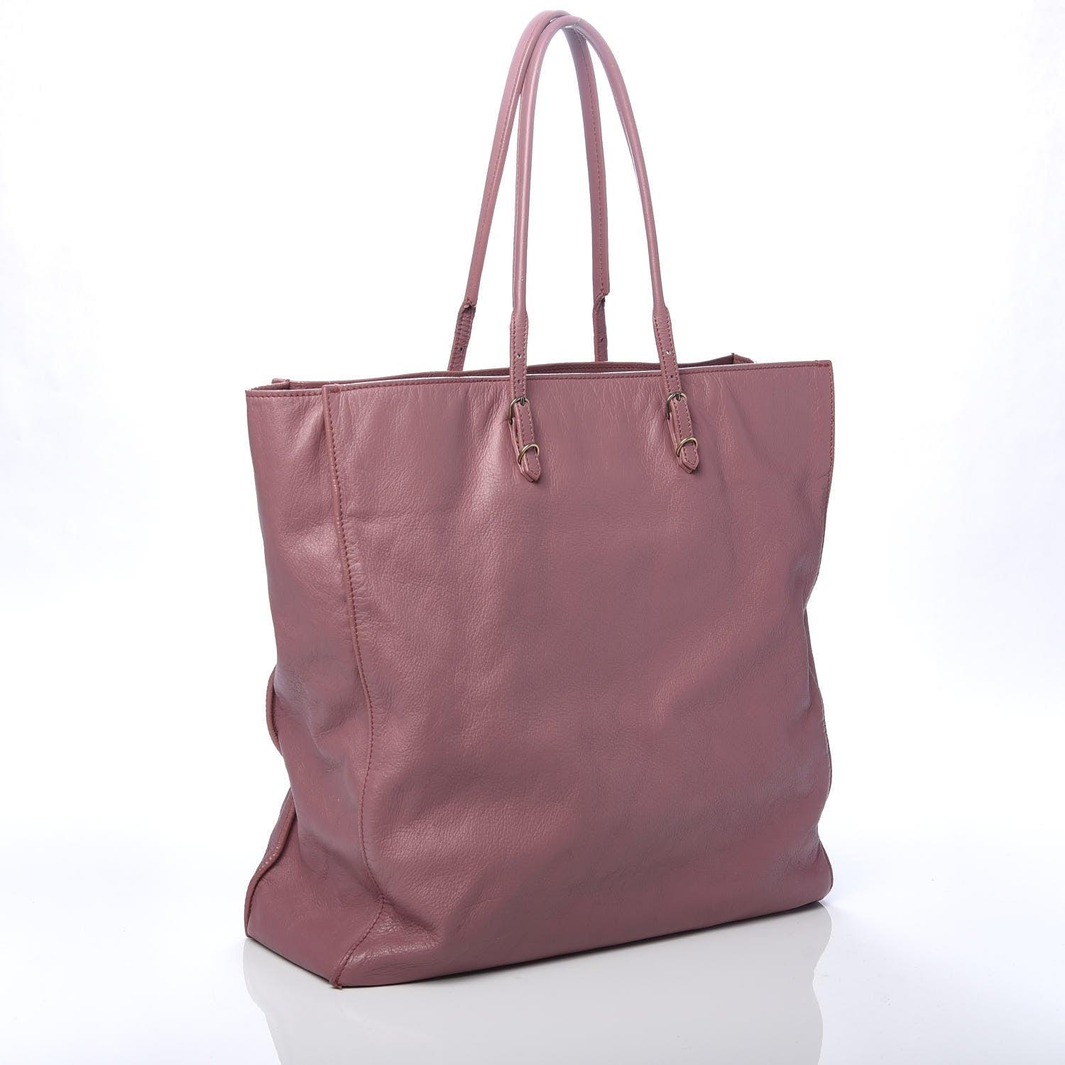 Balenciaga Calfskin Papier Ledger Tote Pink 3 of 10