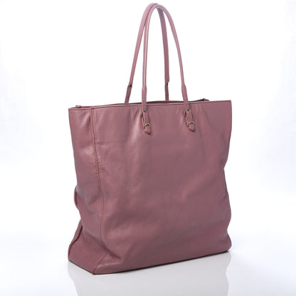 Balenciaga Calfskin Papier Ledger Tote Pink 3 of 10