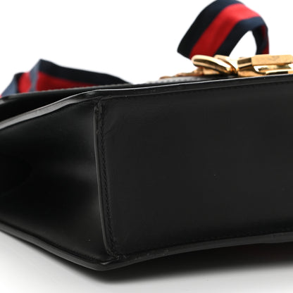 Gucci Calfskin Small Sylvie Shoulder Bag Black 9 of 10