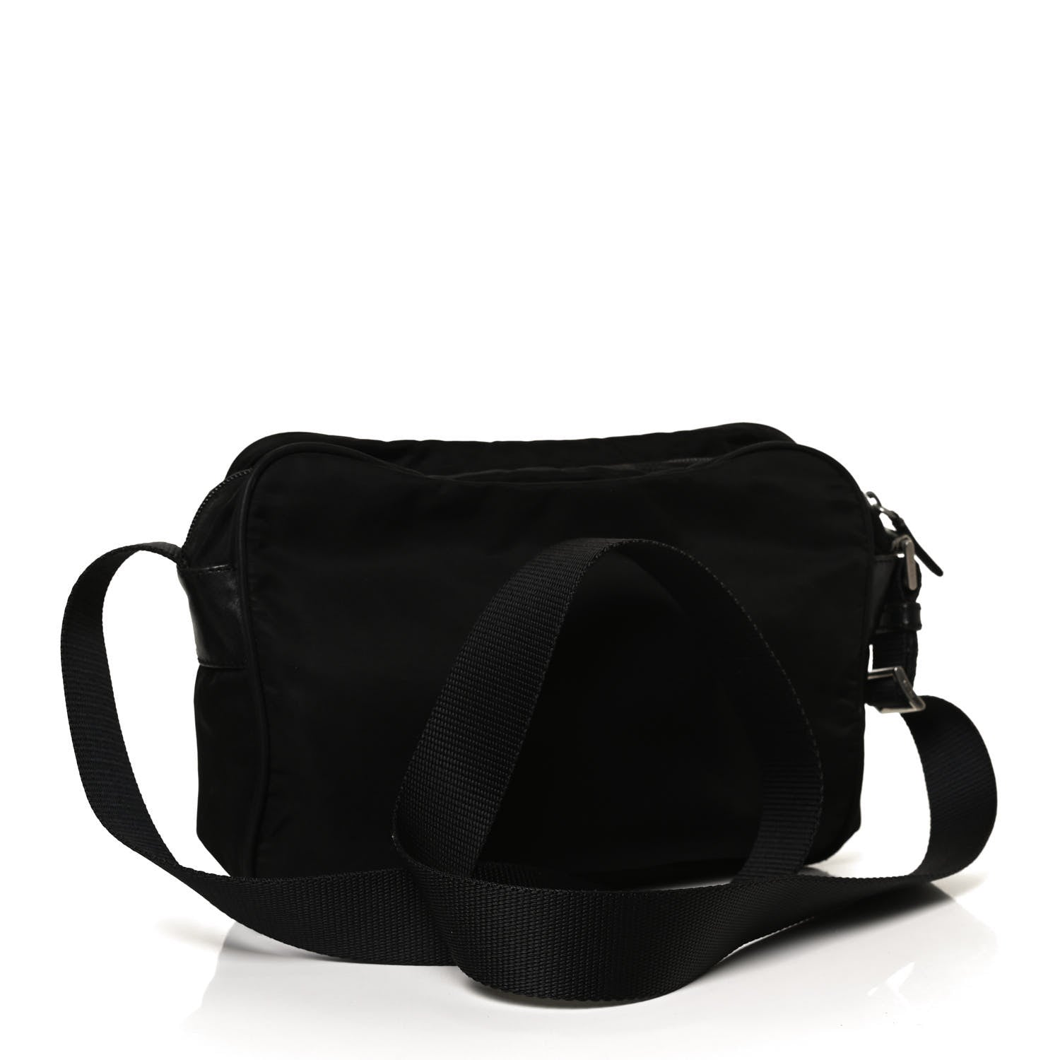 Prada Nylon Tessuto Messenger Bag Black 3 of 14