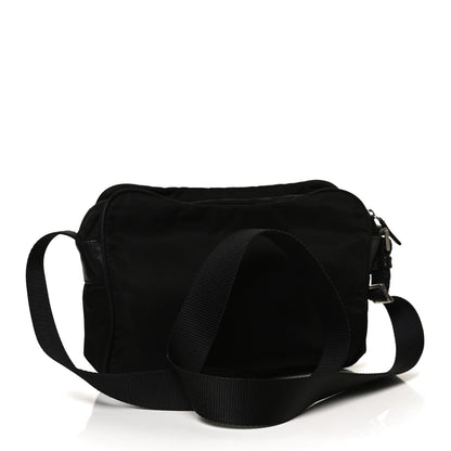 Prada Nylon Tessuto Messenger Bag Black 3 of 14
