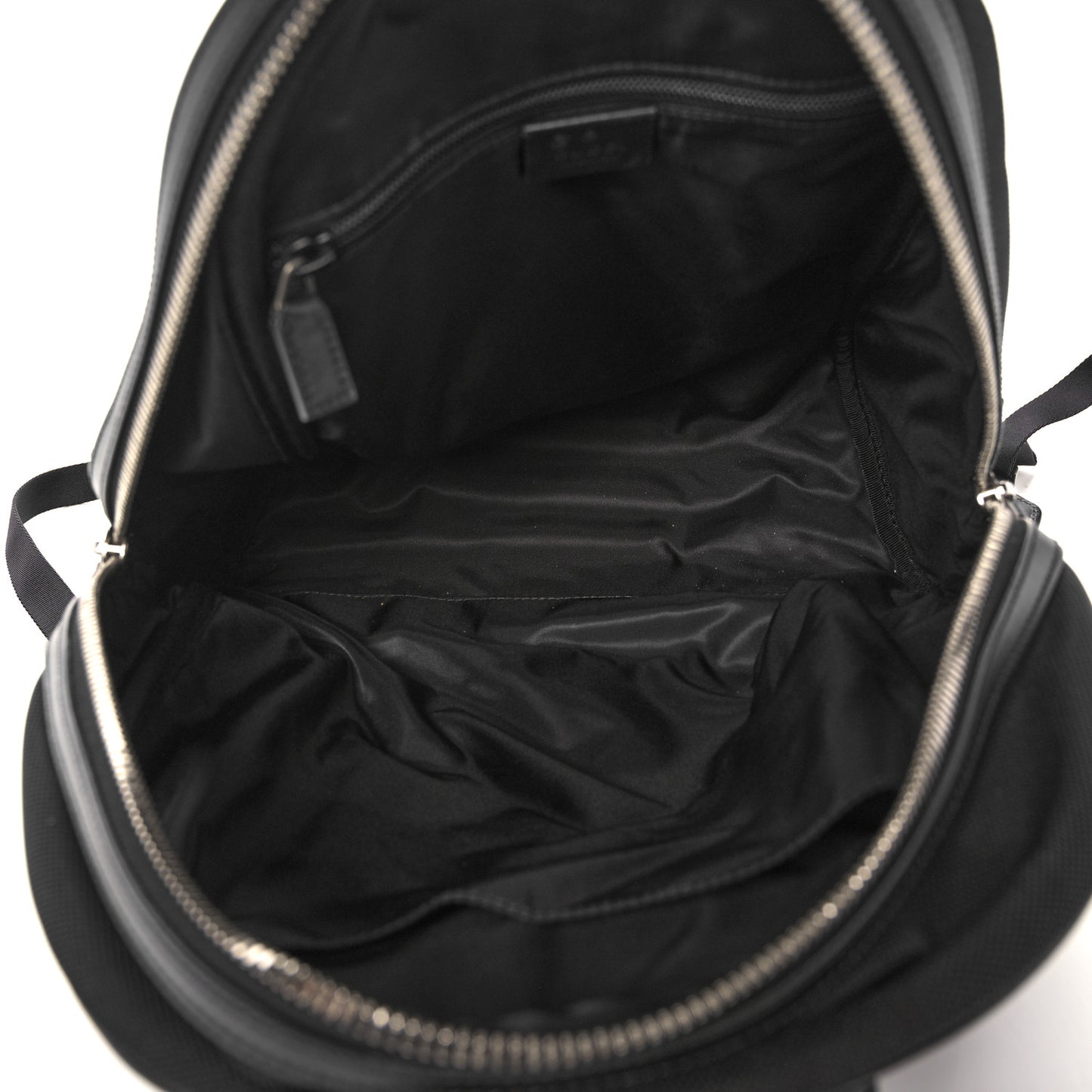 Techno Canvas Web Backpack Black