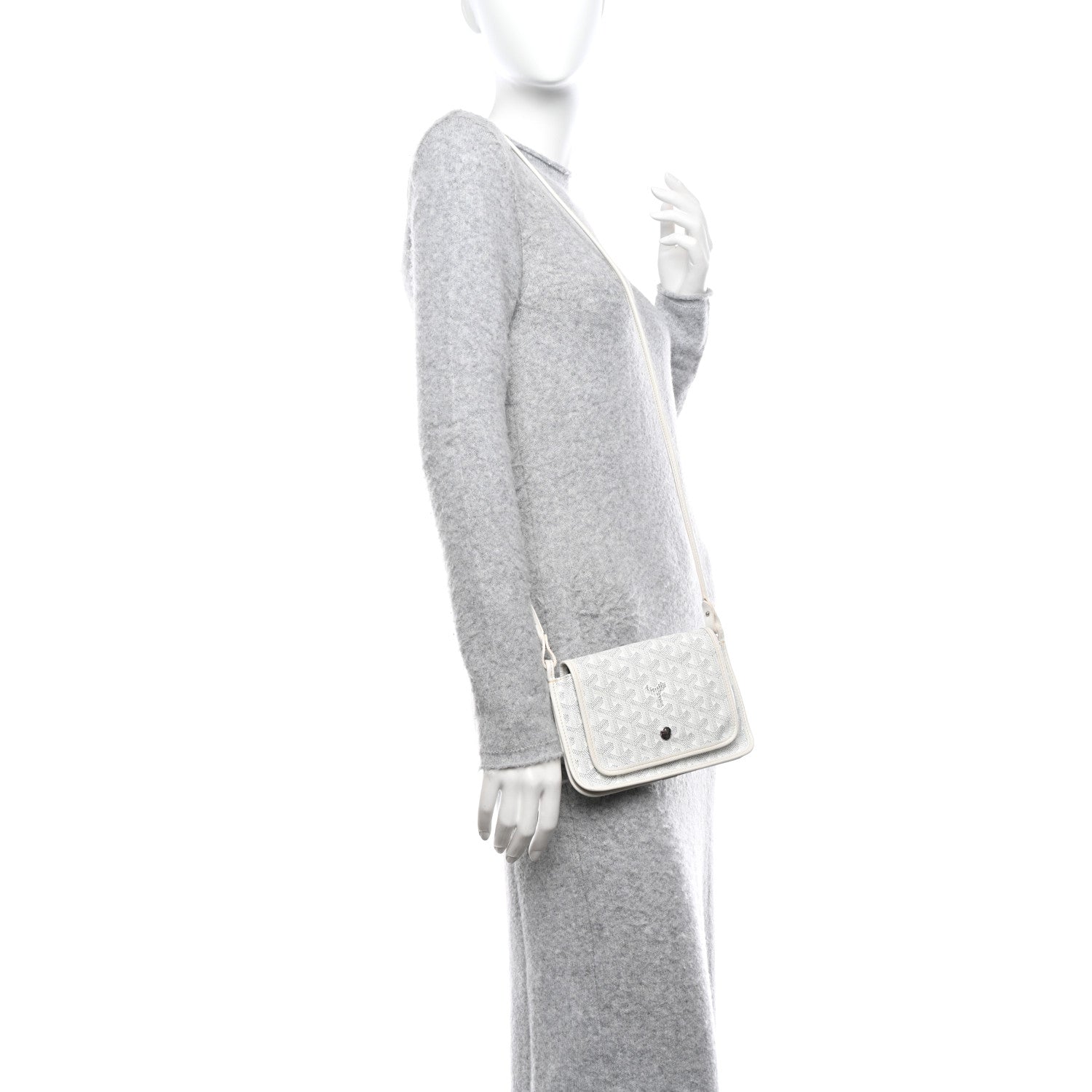 Goyard Goyardine Plumet Wallet Clutch White 2 of 9