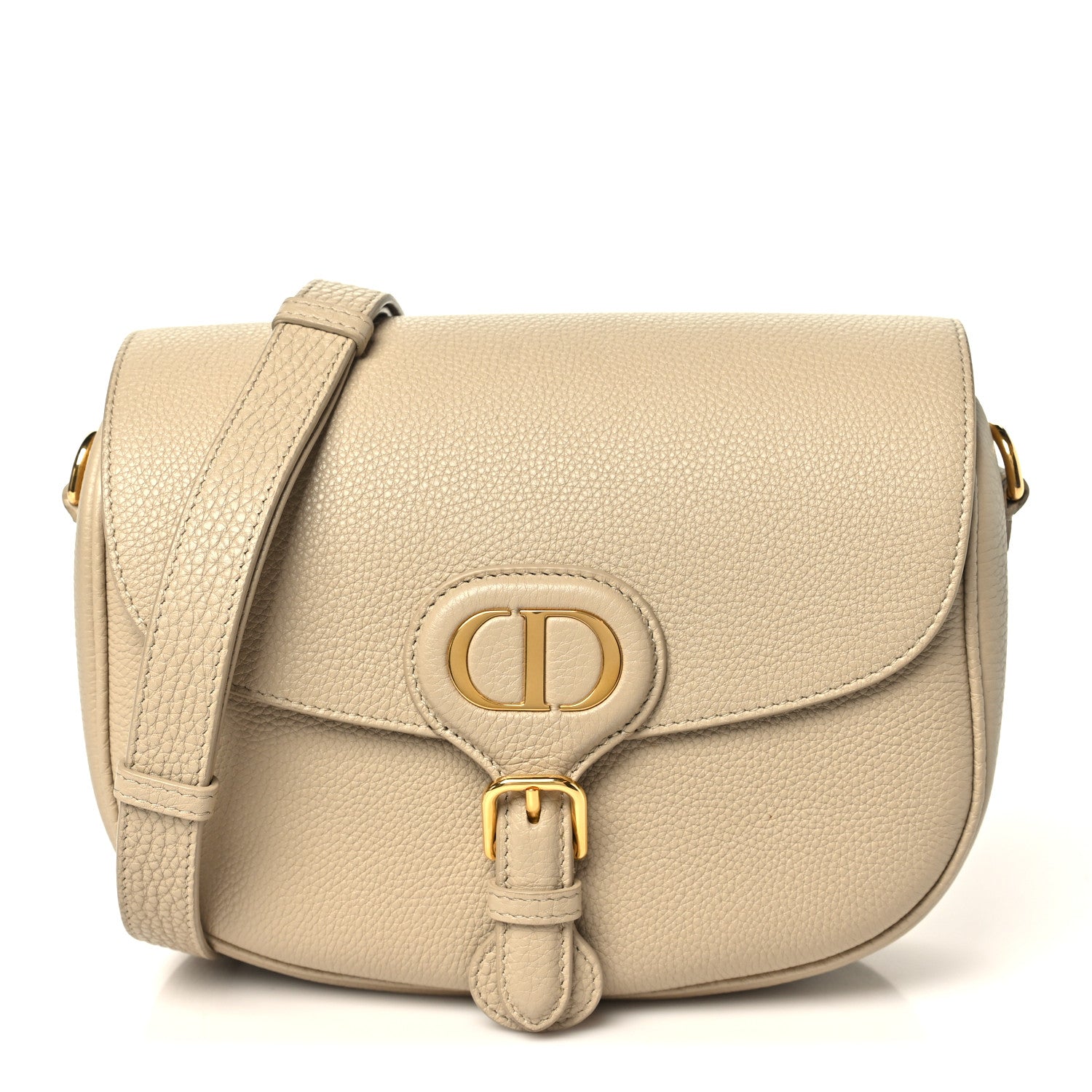 Christian Dior Grained Calfskin Medium Bobby Flap Warm Taupe 1 of 9