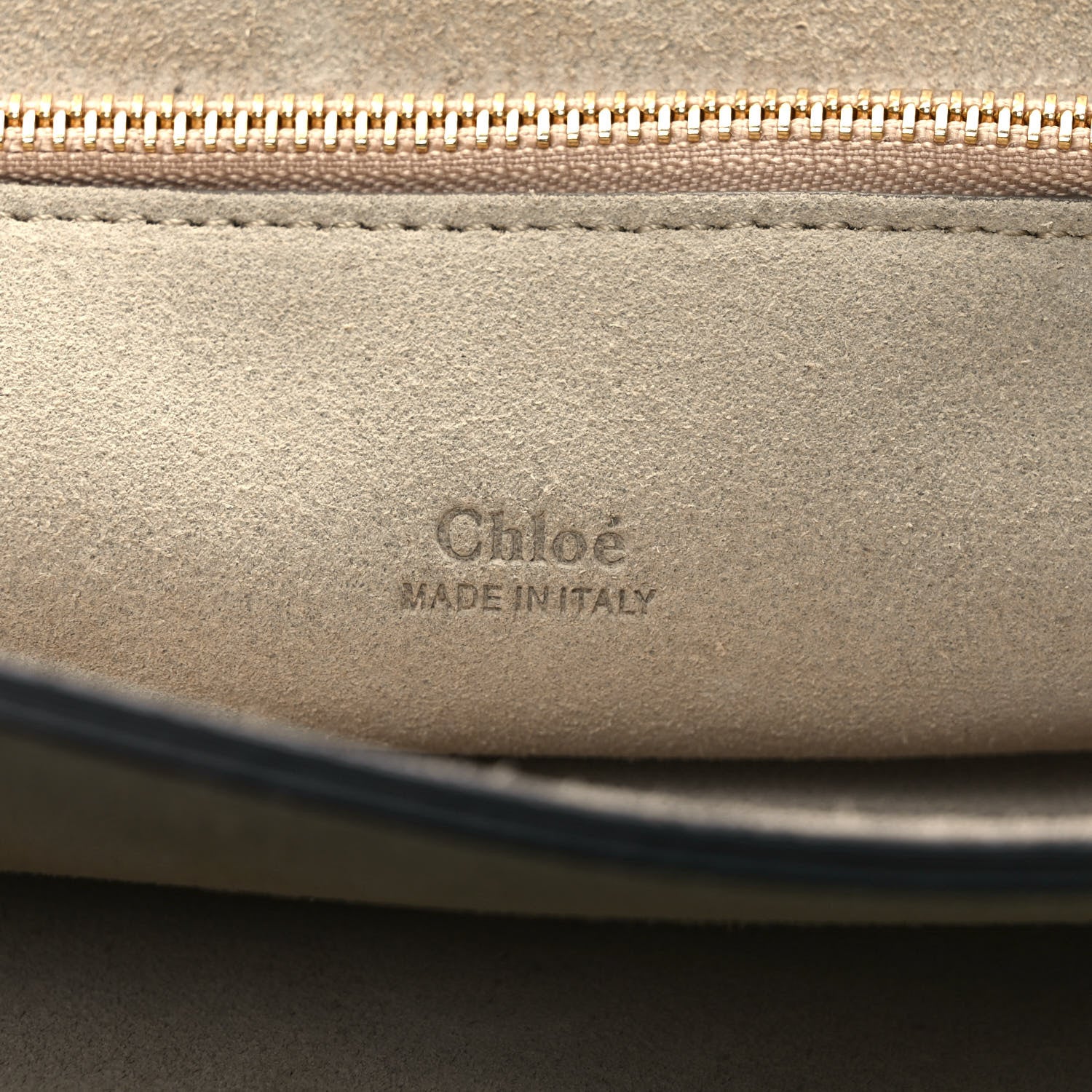 Chloe Suede Calfskin Medium Faye Shoulder Bag Black 6 of 10