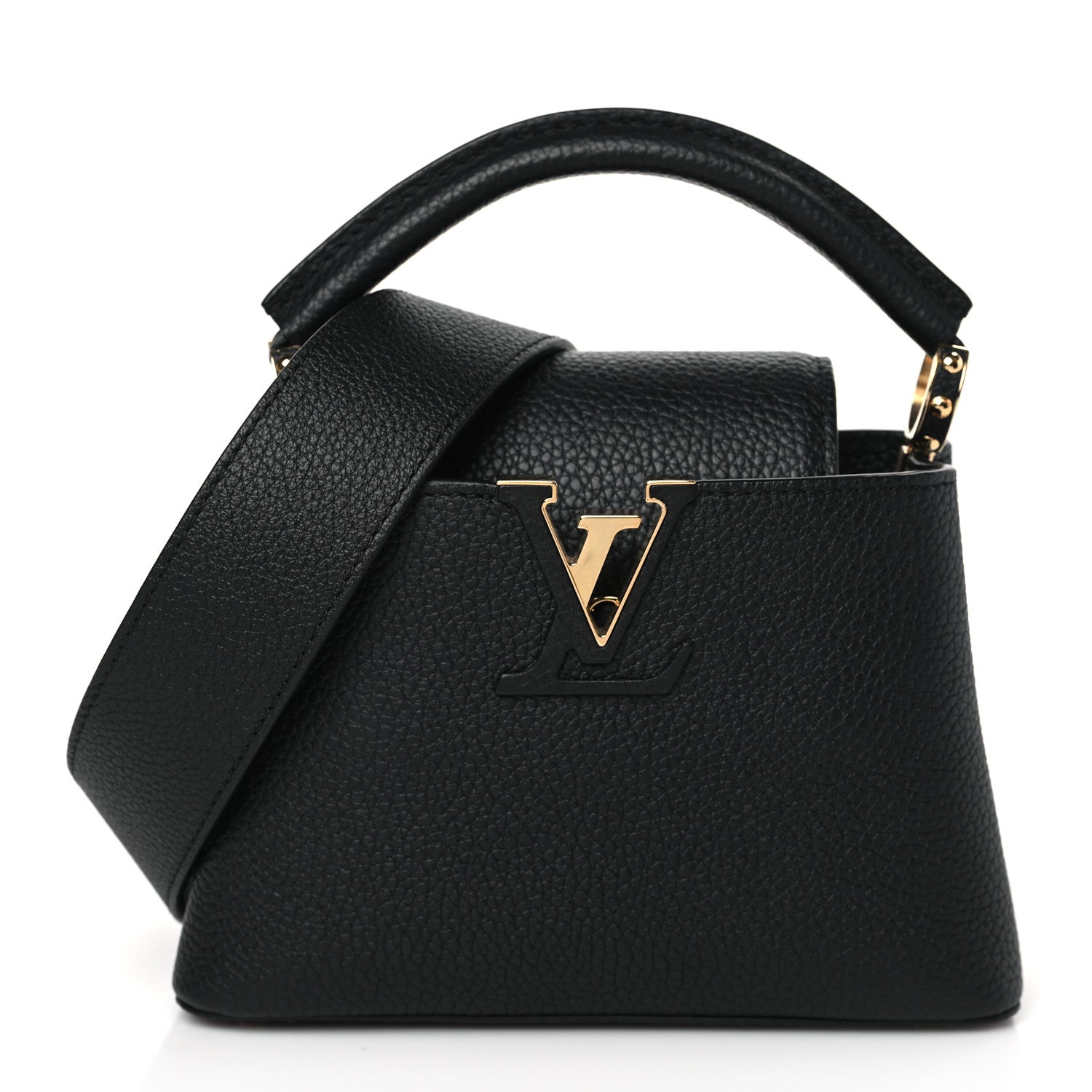 Louis Vuitton Taurillon Mini Capucines Black 1 of 8