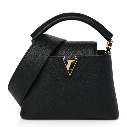 Louis Vuitton Taurillon Mini Capucines Black 1 of 8