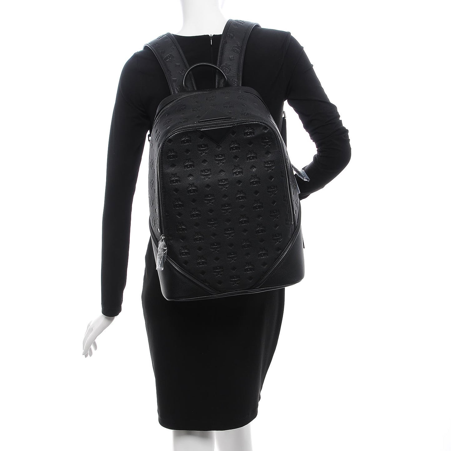 Calfskin Ottomar Monogram Duke Backpack Black