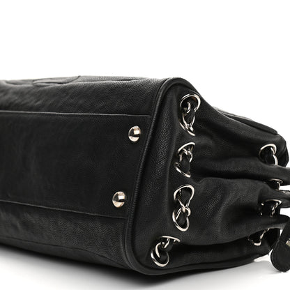 Chanel Caviar Diagonal Ligne Tote Black 10 of 13