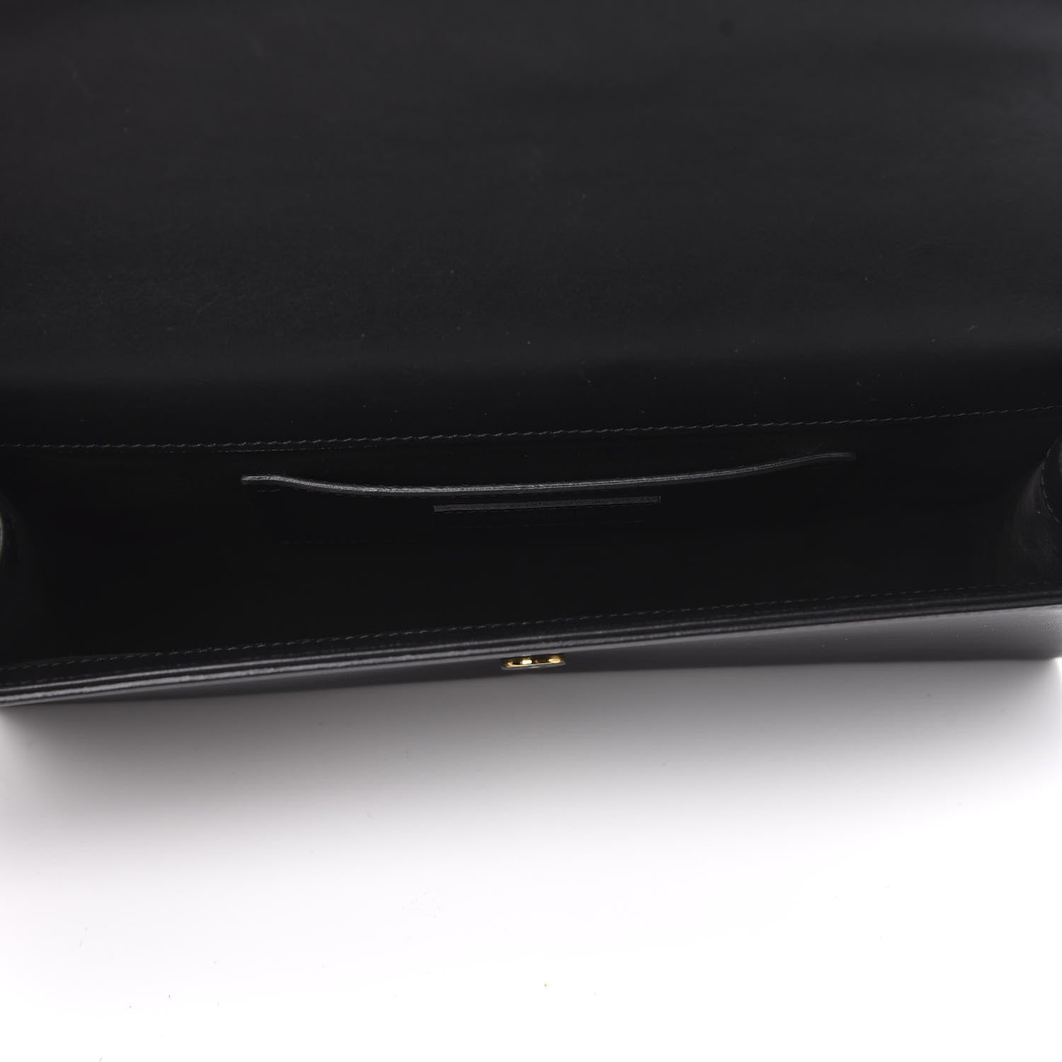 Saint Laurent Calfskin Classic Monogram Tassel Clutch Black 5 of 6