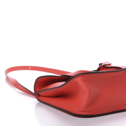 Hermes Taurillon Clemence Halzan 25 Rose Texas 9 of 17