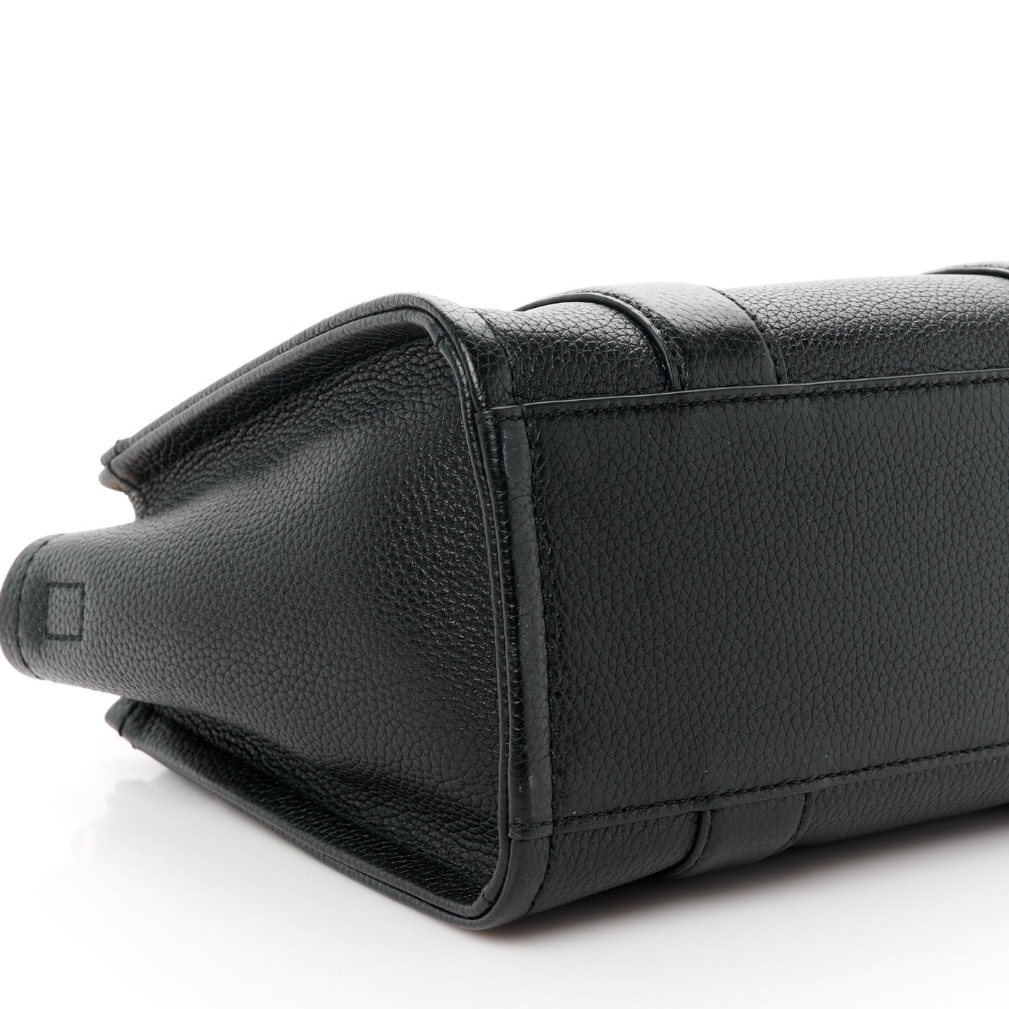 Grained Calfskin Small The Tote Bag Black