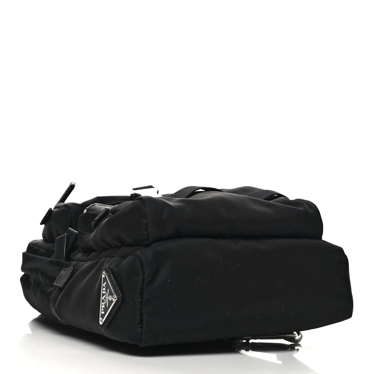 Tessuto Nylon Montagna Sling Backpack Black