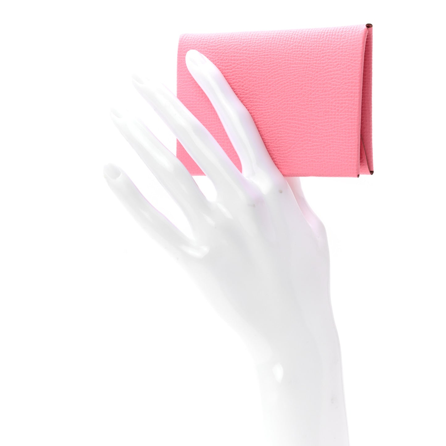 Epsom Calvi Duo Card Case Rose Confetti