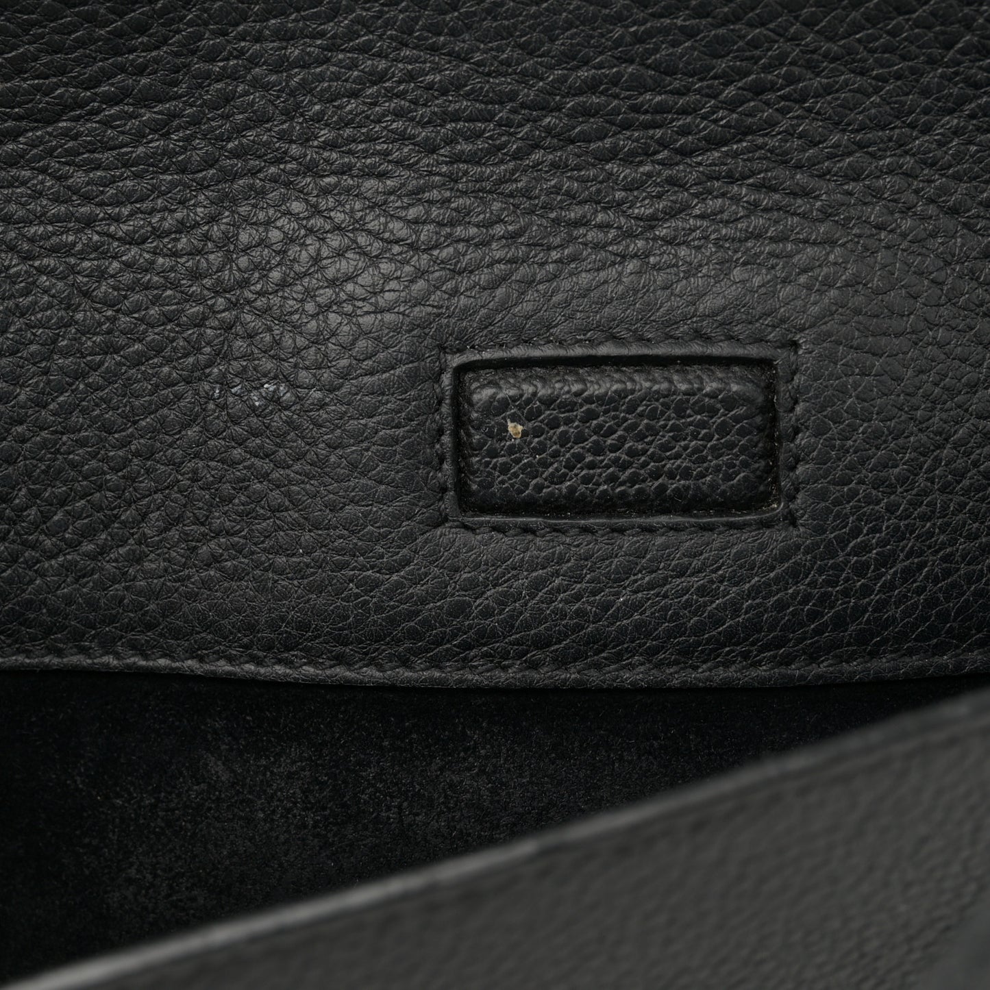 Grained Calfskin Medium Cabas Rive Gauche Black