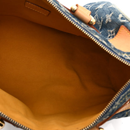 Louis Vuitton Monogram Denim Neo Speedy Blue 5 of 10