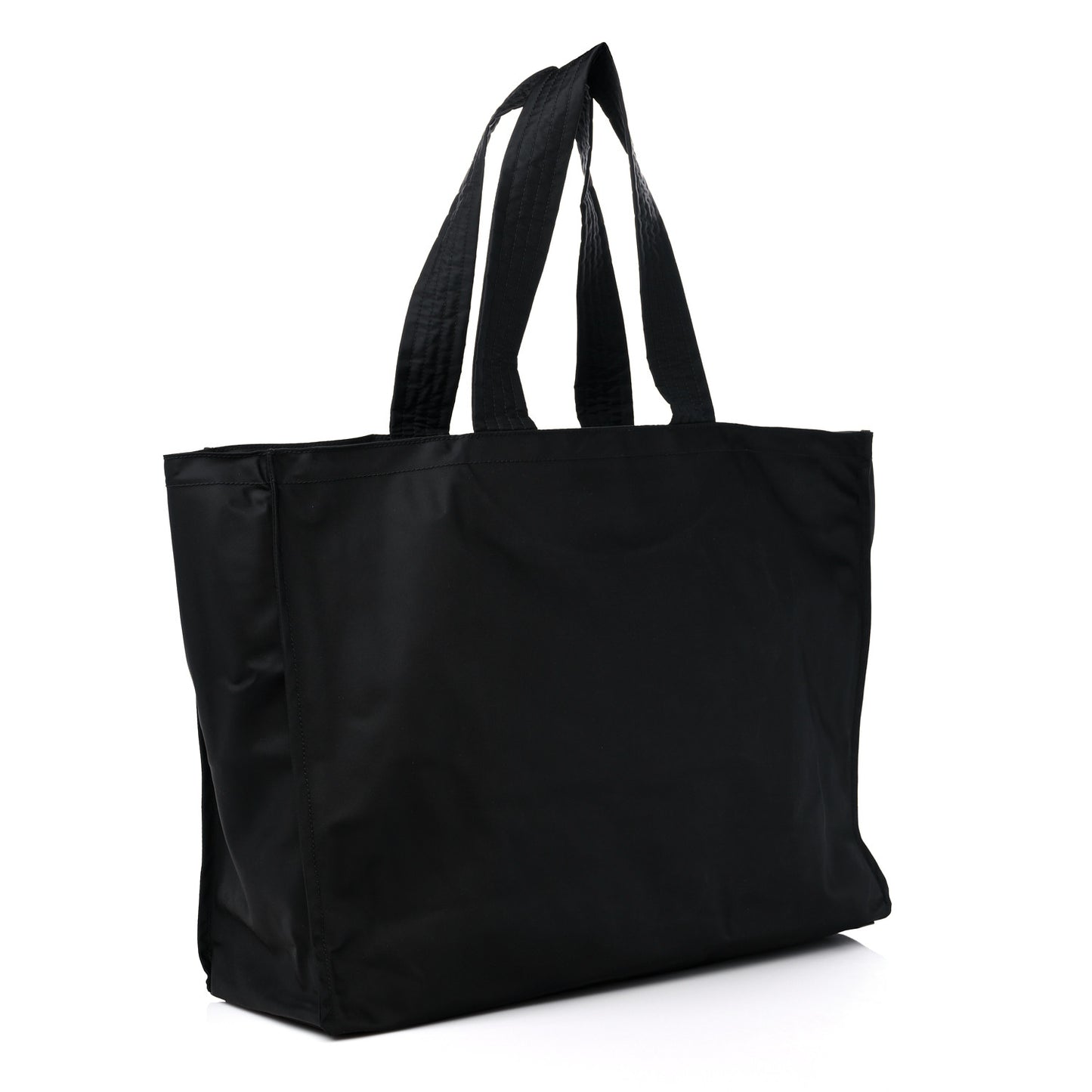 Nylon Logo Tote Black