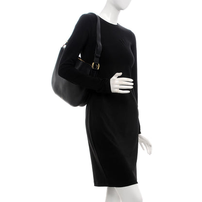 Celine Smooth Calfskin Medium Saddle Bag Black 2 of 7