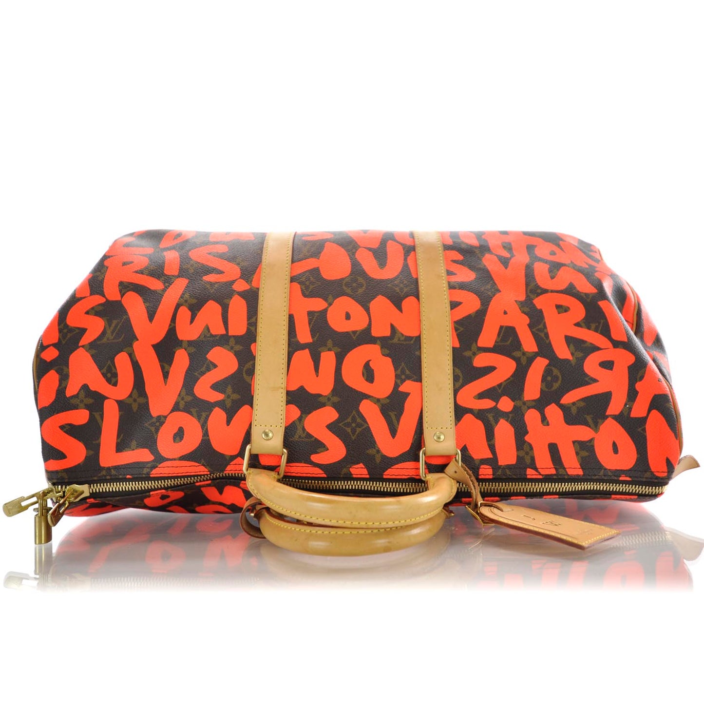 Monogram Graffiti Keepall 50 Orange