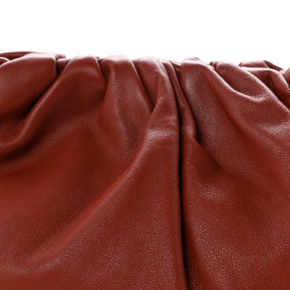 Bottega Veneta Smooth Butter Calf The Pouch Oversized Clutch Rust 8 of 12